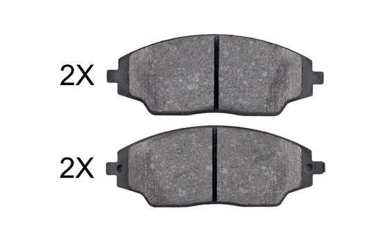 Brake Pad Set, disc brake 37987 ABS