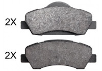 Brake Pad Set, disc brake 37990 ABS