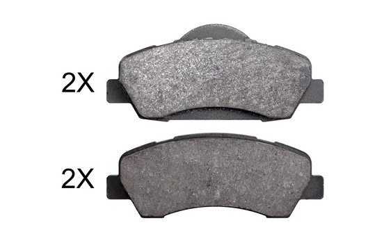 Brake Pad Set, disc brake 37990 ABS