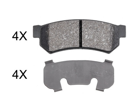 Brake Pad Set, disc brake 37991 ABS