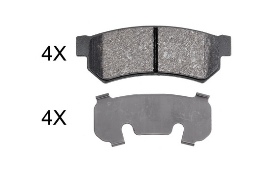 Brake Pad Set, disc brake 37991 ABS