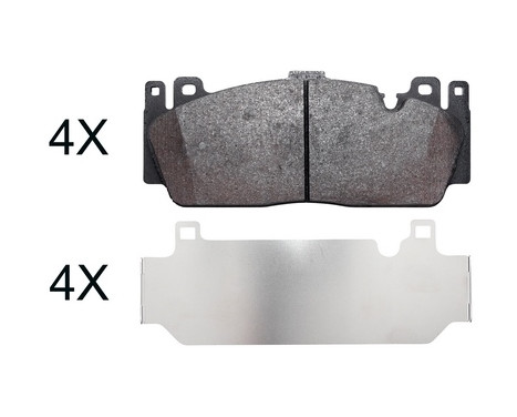 Brake Pad Set, disc brake 37994 ABS