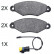 Brake Pad Set, disc brake 37997 ABS