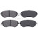 Brake Pad Set, disc brake 37998 ABS, Thumbnail 2