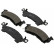 Brake Pad Set, disc brake 38052 ABS