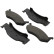 Brake Pad Set, disc brake 38086 ABS