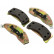 Brake Pad Set, disc brake 38152 ABS