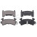 Brake Pad Set, disc brake 38154 ABS, Thumbnail 4
