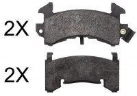 Brake Pad Set, disc brake 38202 ABS