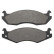 Brake Pad Set, disc brake 38203 ABS