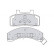Brake Pad Set, disc brake 38215 ABS, Thumbnail 3
