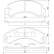 Brake Pad Set, disc brake 38249 ABS, Thumbnail 2