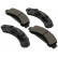 Brake Pad Set, disc brake 38249 ABS