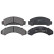 Brake Pad Set, disc brake 38249 ABS, Thumbnail 3