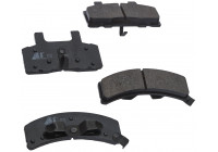 Brake Pad Set, disc brake 38369 ABS