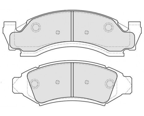 Brake Pad Set, disc brake 38375 ABS, Image 2