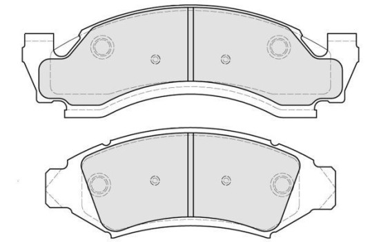 Brake Pad Set, disc brake 38375 ABS, Image 2