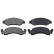 Brake Pad Set, disc brake 38375 ABS, Thumbnail 3