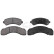Brake Pad Set, disc brake 38380 ABS, Thumbnail 3