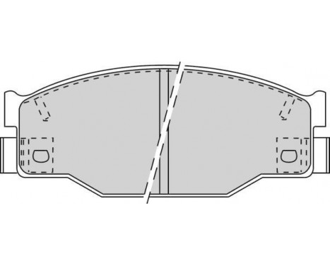 Brake Pad Set, disc brake 38397 ABS, Image 2