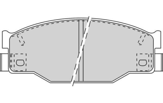Brake Pad Set, disc brake 38397 ABS, Image 2