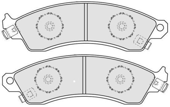 Brake Pad Set, disc brake 38412 ABS, Image 2