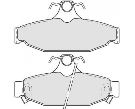 Brake Pad Set, disc brake 38413 ABS, Image 2