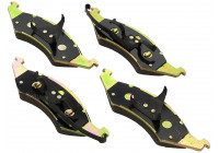 Brake Pad Set, disc brake 38421 ABS