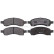 Brake Pad Set, disc brake 38424 ABS, Thumbnail 2