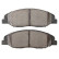 Brake Pad Set, disc brake 38426 ABS