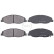 Brake Pad Set, disc brake 38426 ABS, Thumbnail 3