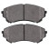 Brake Pad Set, disc brake 38427 ABS, Thumbnail 2