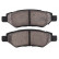 Brake Pad Set, disc brake 38428 ABS, Thumbnail 2