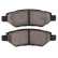 Brake Pad Set, disc brake 38428 ABS