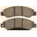 Brake Pad Set, disc brake 38429 ABS