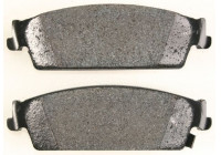 Brake Pad Set, disc brake 38430 ABS