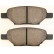 Brake Pad Set, disc brake 38438 ABS