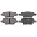 Brake Pad Set, disc brake 38438 ABS, Thumbnail 2