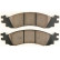 Brake Pad Set, disc brake 38442 ABS