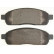 Brake Pad Set, disc brake 38447 ABS