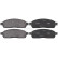 Brake Pad Set, disc brake 38447 ABS, Thumbnail 3