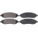 Brake Pad Set, disc brake 38452 ABS, Thumbnail 2