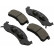 Brake Pad Set, disc brake 38505 ABS