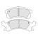 Brake Pad Set, disc brake 38506 ABS, Thumbnail 3
