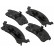 Brake Pad Set, disc brake 38506 ABS