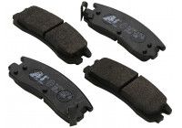 Brake Pad Set, disc brake 38508 ABS