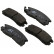 Brake Pad Set, disc brake 38508 ABS