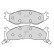 Brake Pad Set, disc brake 38521 ABS, Thumbnail 2
