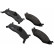 Brake Pad Set, disc brake 38521 ABS