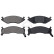 Brake Pad Set, disc brake 38521 ABS, Thumbnail 4